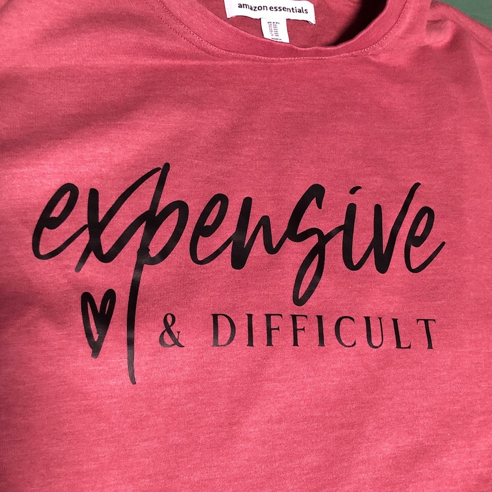 🏋️‍♂️ Custom Made Amazon Essentials “Expensive & Difficult” Crewneck Sweater